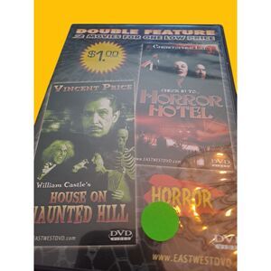 East West DVD Double Feature Horror Movies House‎ on Haunted Hill & Horror Motel